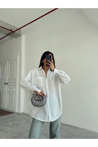 mydukkan.co Sleeve Stripe Detailed Shirt