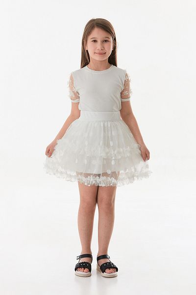 Fulla Moda Polka Dot April 23 Girl's Tuu Skirt
