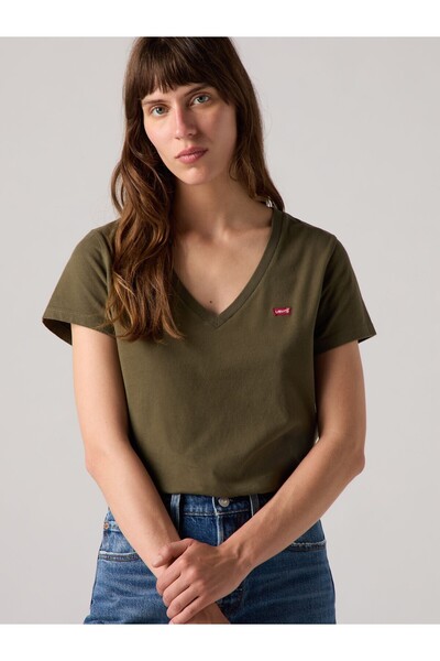 Levi's ΓΥΝΑΙΚΕΙΟ ΜΠΛΟΥΖΑ ΠΡΑΣΙΝΟ ΛΟΚΟΥ 85341-0105