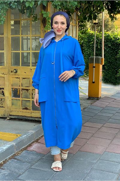 Moda Rosa 25Y5157 - Blue - Full Length Zippered Cap