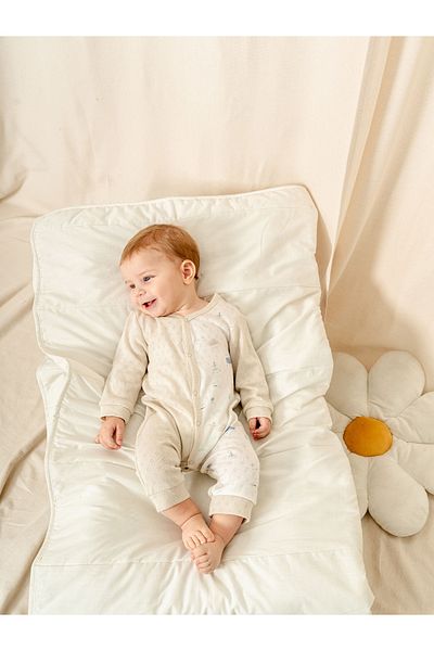 Kidaxi Jacquard Printed Men's Jumpsuit Without Booties
