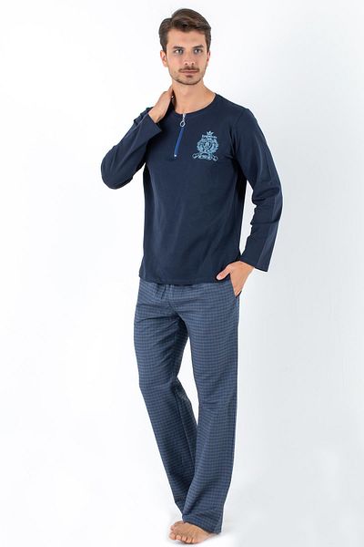 Doremi Σετ ανδρικών πιτζάμες Prussian Blue