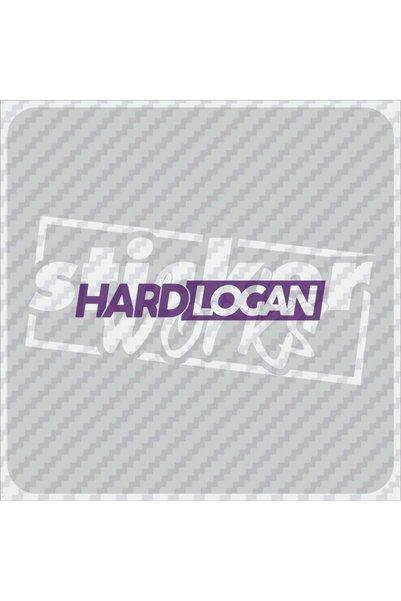 Sticker Works Hard Logan Sticker
