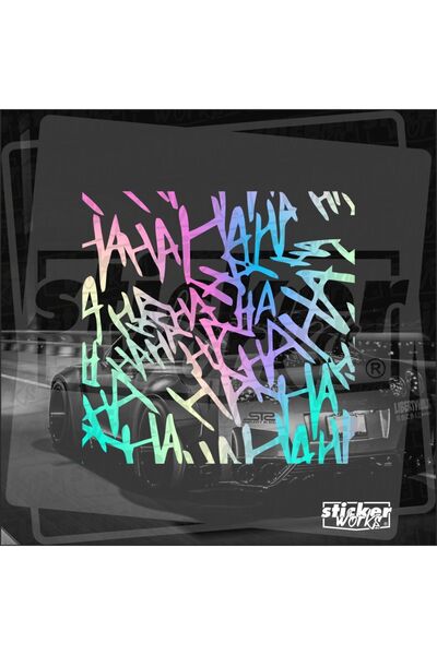 Sticker Works ملصق طلاء جوكر هاهاهاهاها