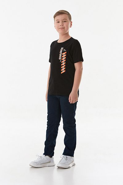 Fulla Moda 100% Cotton Adventure Text Printed Boy's T-Shirt