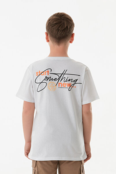 Fulla Moda Μπλουζάκι για αγόρι με στάμπα από 100% βαμβάκι