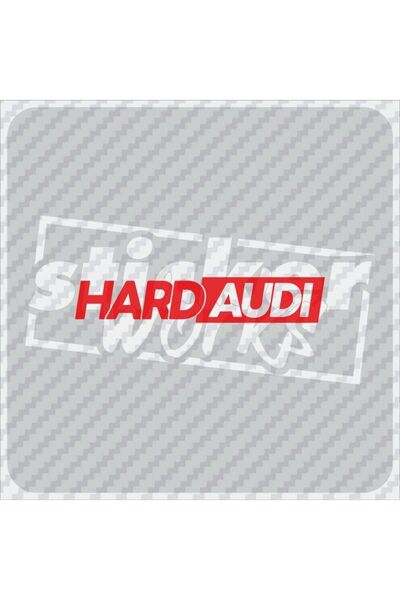 Sticker Works ملصق الزجاج الأمامي الصلب من أودي