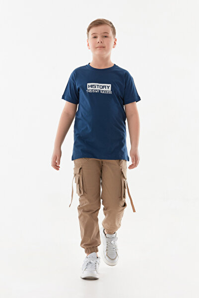 Fulla Moda Αγόρι μπλουζάκι με στάμπα ιστορίας