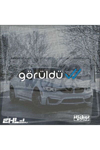 Sticker Works Autocolant văzut