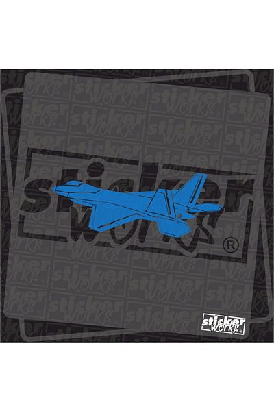 Sticker Works Национален боен самолет Каан холограм стикер