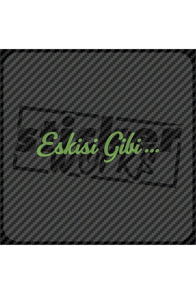 Sticker Works Autocolant ca înainte