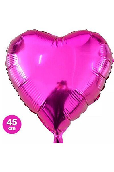 Parti Dükkanım بالون فوشيا على شكل قلب (45 سم)