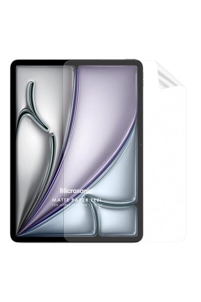 Microsonic Apple iPad Air 11 2025 (A3266-A3267) Paper Feel Kağıt Dokulu Mat Ekran Koruyucu