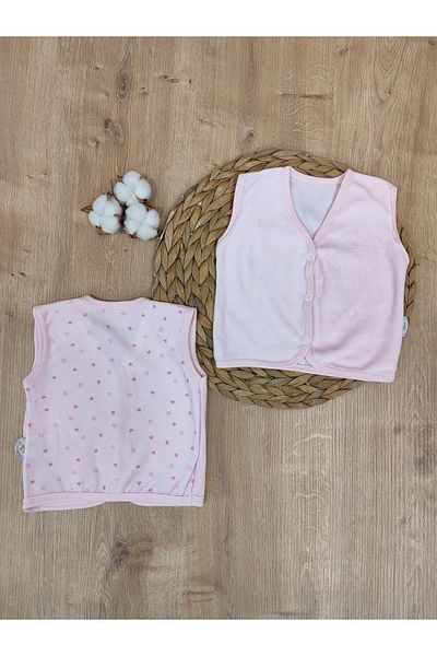 Tomuycuk Elegance of My Seasons: 100% Cotton Baby Vest 3-6 and 6-9 months 2-Piece Set Unisex Baby Clothing