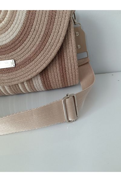 VeronicA Rainbow Shoulder Bag Large Size Tress Thick Strap