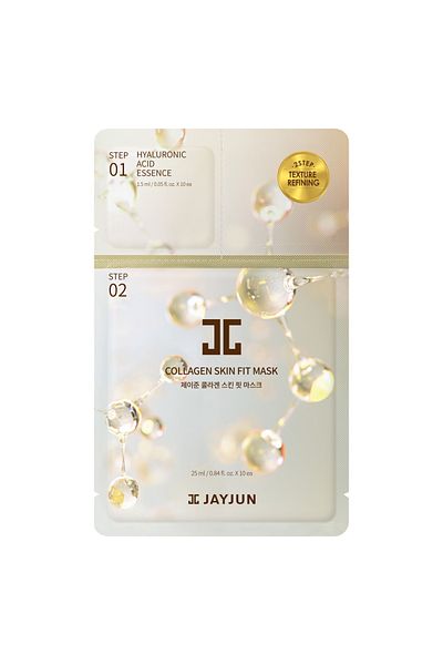 Jayjun قناع الوجه سكين فيت بالكولاجين بخطوتين من جيجون