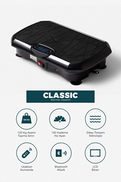 TeknoGerman Classic Model Yüksek Titreşimli Egzersiz Ve Spor Cihazı - Kondisy...