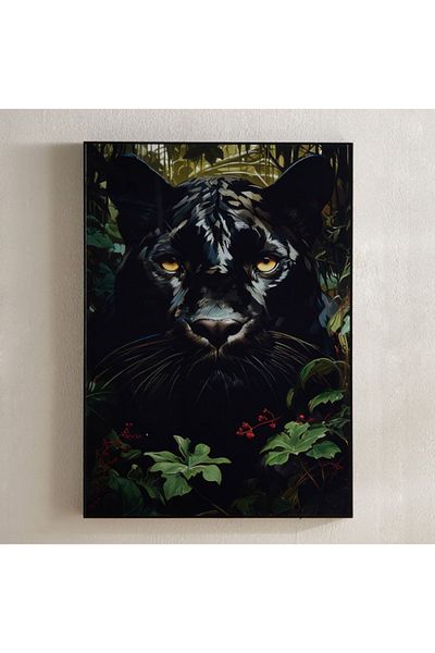 Home Box Fossel Panther Framed Picture - 50x70x2.5 cm