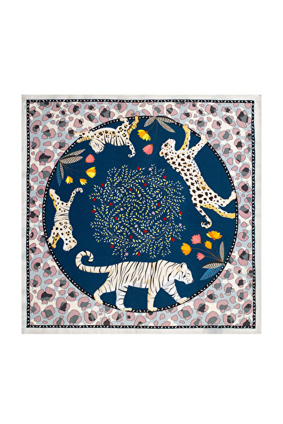 CASHMERE AND SİLK MAWLANA (53 X 53 ) Eșarfă din mătase pură