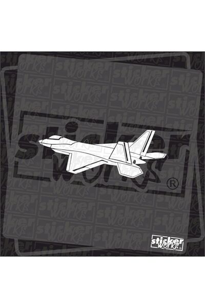 Sticker Works ملصق ثلاثي الأبعاد للطائرات القتالية الوطنية Kaan