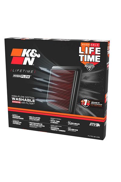 K&N Bmw 5 Series G30 520I 170Hp 2019-2025 K&N Air Filter 33-3079