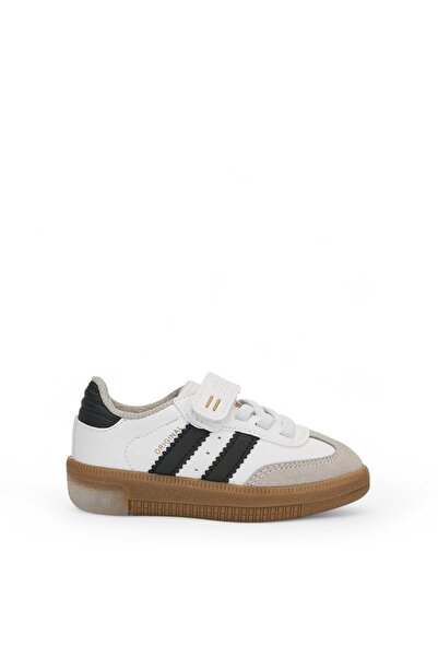 Tuğba Ortopedi 044 Unisex Çocuk Beyaz/Siyah Işıklı Sneaker