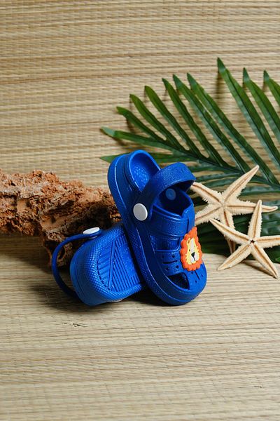 Oksit Lili Orthopedic Αντιολισθητική Σόλα Lion Figure Παιδικά Σανδάλια Παντόφλες