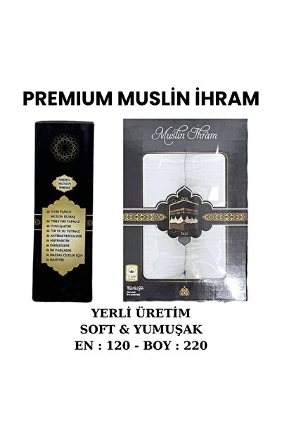 evla %100 pamuk Premium Müslin ihram muslin ihram müslim ihram özel ihram müs...