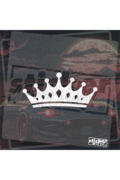 Sticker Works ملصق لتاج الملك