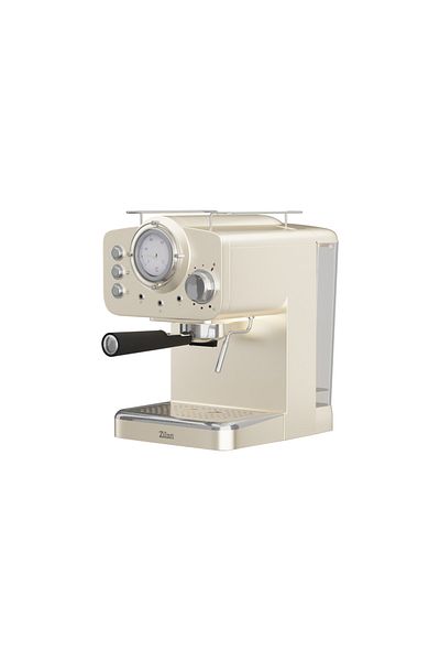 Zilan Home Espressor manual Zilan ZLN2992 Crem,15 Bar, 1.25 l, 1100W, Design Retro