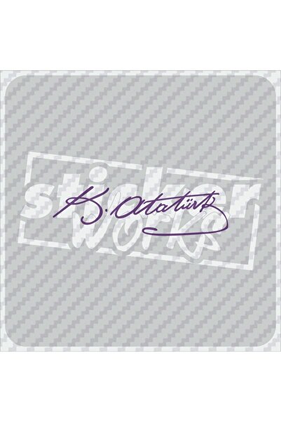 Sticker Works ملصق توقيع أتاتورك