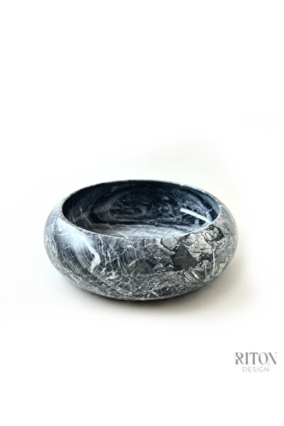 RİTON El Yapımı Mermer Halka Kasesi Maya | Doğal Güzellik ve Minimal Tasarımı...