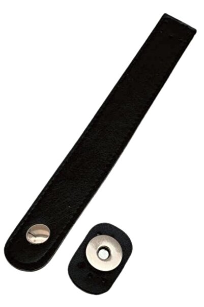 angel çanta aksesuar حقيبة ملاك من الجلد الصناعي مقاس 18x2.3 سم باللون الأسود...