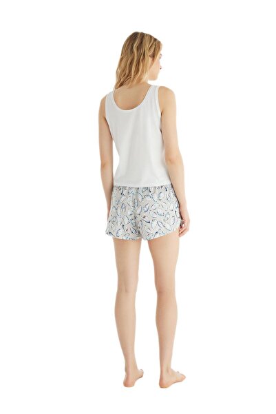 Blackspade Λευκό γυναικείο σορτς 60541