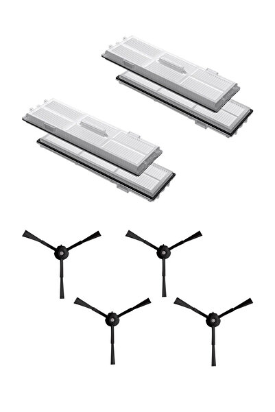 ROPALDE Σετ ανταλλακτικών 8 τεμαχίων συμβατό με Roborock S8, S8+ (Plus), S8 Pro Ultra Robot Vacuum Cleaner