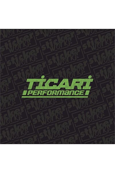 Sticker Works ملصق الأداء التجاري