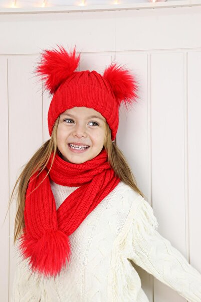 MiaBaby Child and Baby Scarf Beanie Set