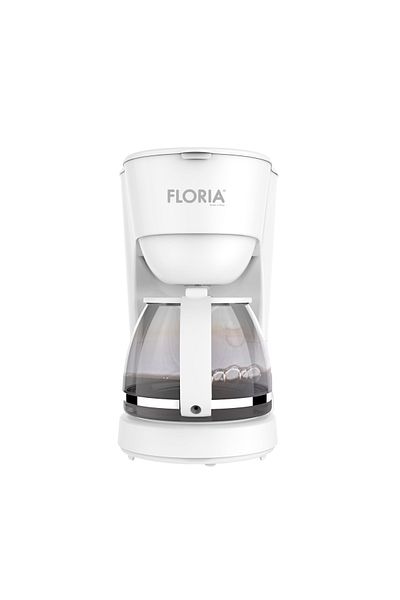 Floria Coffee Maker Zln9274 White, Power 600w, Automatic Shut-Off, 1.2 Liter Jar