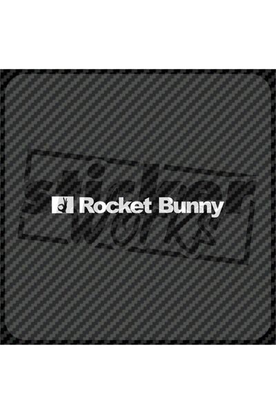 Sticker Works ملصق الهولوغرام الأرنب الصاروخي