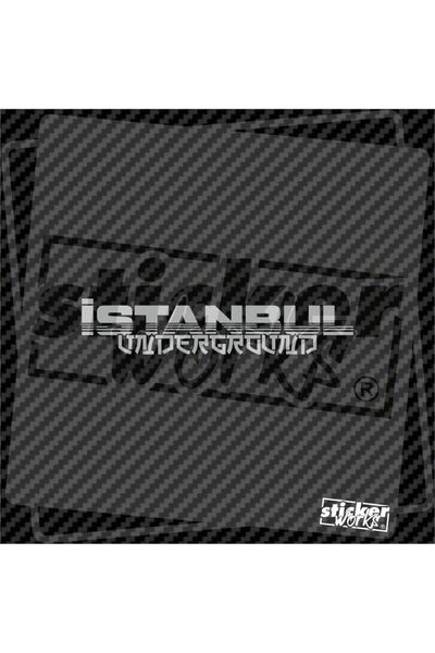 Sticker Works ملصق اسطنبول تحت الأرض