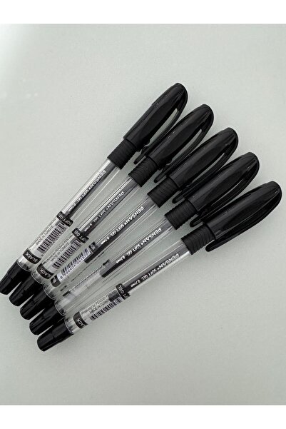 Pensan Ballpoint Pen Soft Gel 0,7 mm Black (5 Units)