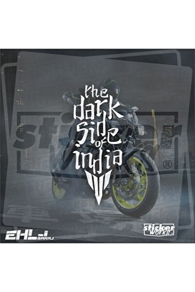 Sticker Works The Dark Side OF İndia Sticker