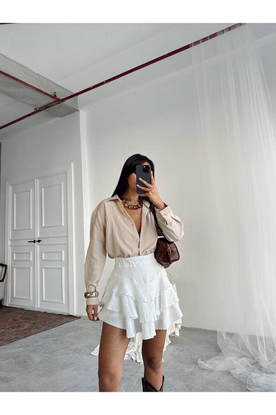 mydukkan.co Ριγέ λινό πουκάμισο