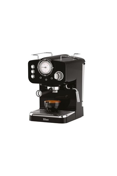 Zilan Home Espressor manual Zilan ZLN2991 Negru,15 Bar, 1.25 l, 1100W, Design Retro