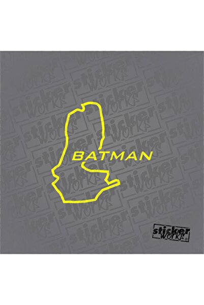 Sticker Works Batman Map Sticker