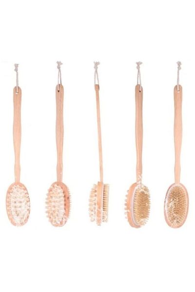 SED Horsehair Bath Back Brush