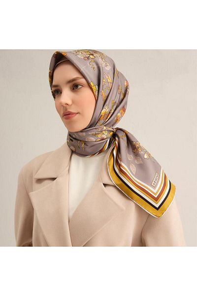 Armine E25Ya9316D02 34 Dj Pure Silk Scarf 9316D (t)