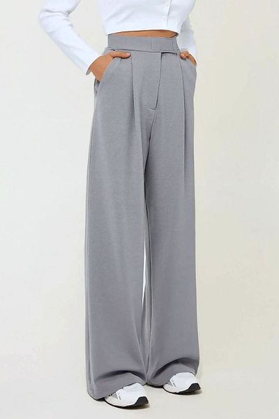 Hiccup Παντελόνι Palazzo Crepe με ψηλόμεσο Lycra Velcro