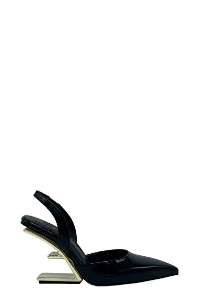 Moulin Shoes 041 2501165 جلد أسود لامع