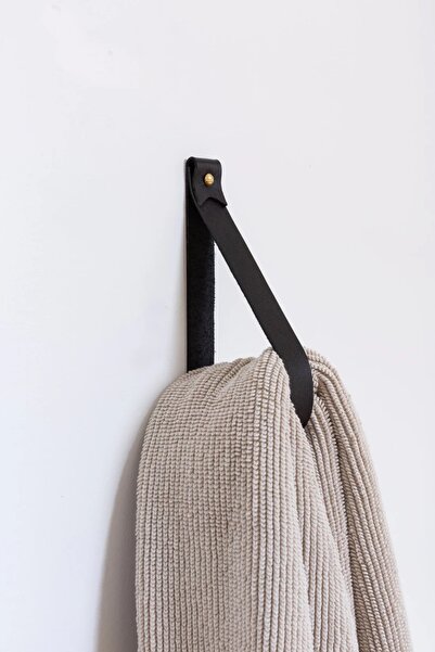 THE SIMPLE STYLE Suni Deri Duvar Askısı - 1 Adet